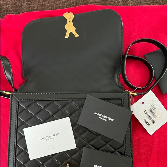 Saint Laurent Solferino medium quilted leather satchel bag - Picture 3 of 8